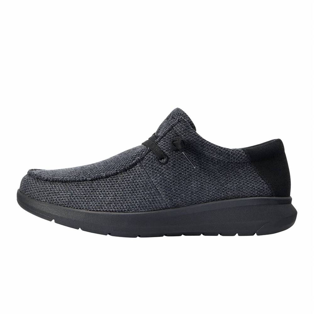 NEW ARIAT men's hilo stretch lace shoe in grey